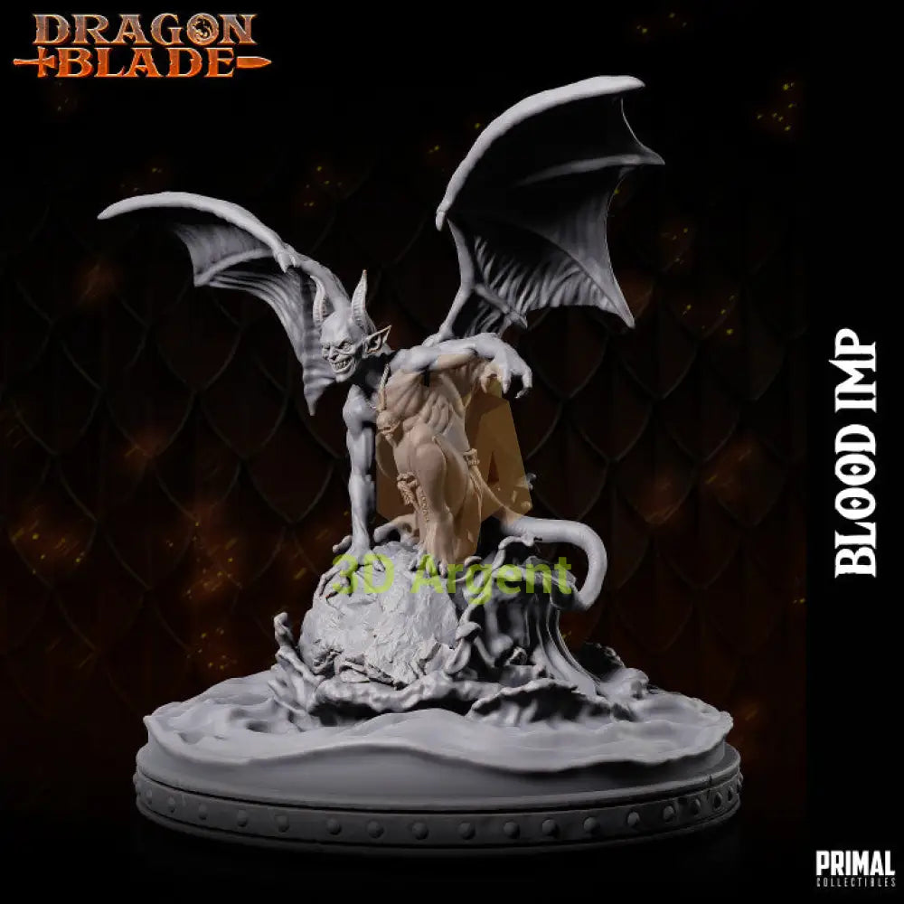 Blood Imp A – Dragonblade – Primal Collectibles Resin Miniature - Toys & Games:Wargames &