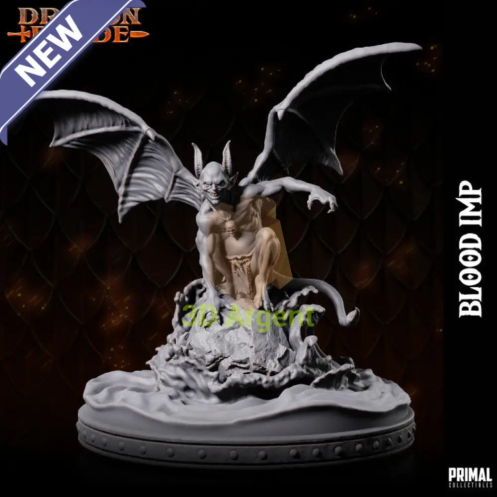 Blood Imp A – Dragonblade – Primal Collectibles Resin Miniature - Toys & Games:Wargames &