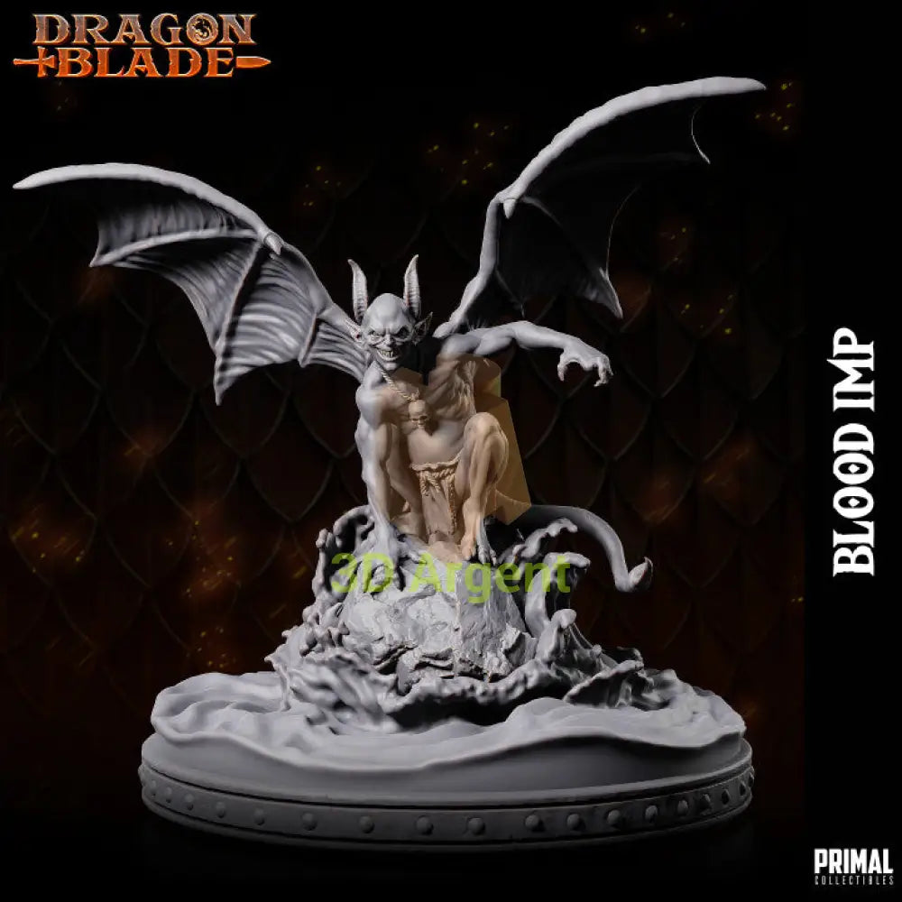 Blood Imp A – Dragonblade – Primal Collectibles Resin Miniature - Toys & Games:Wargames &