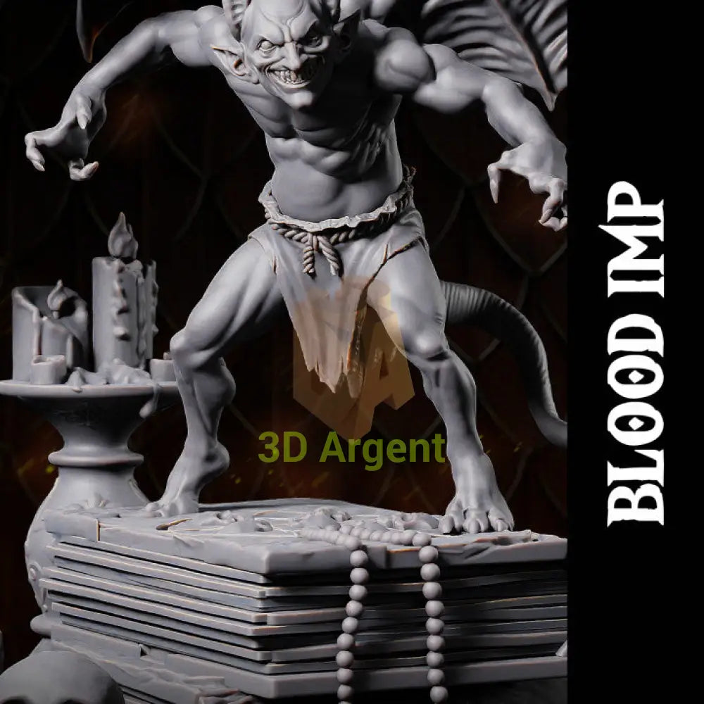 Blood Imp B – Dragonblade – Primal Collectibles Resin Miniature - Toys & Games:Wargames &