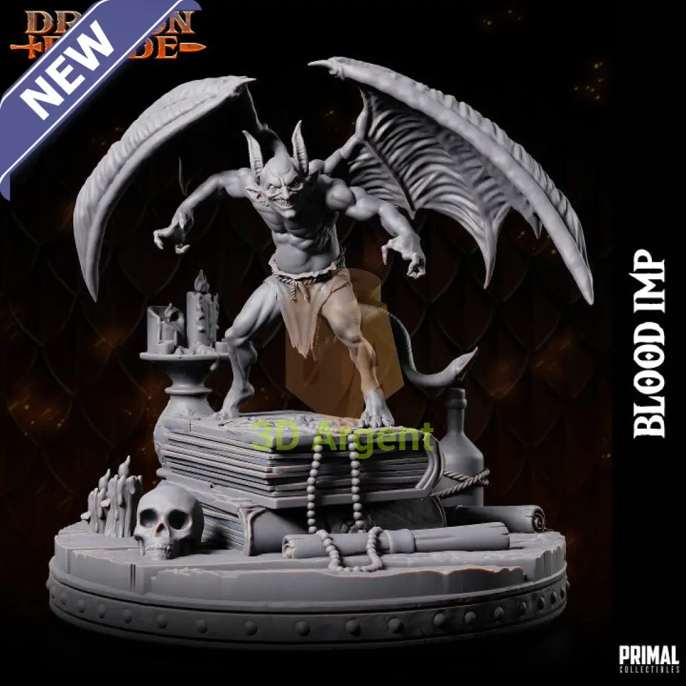 Blood Imp B – Dragonblade – Primal Collectibles Resin Miniature - Toys & Games:Wargames &