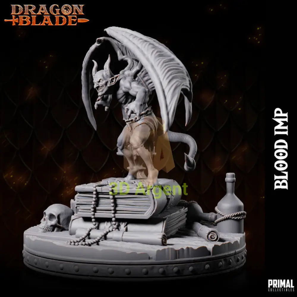 Blood Imp B – Dragonblade – Primal Collectibles Resin Miniature - Toys & Games:Wargames &