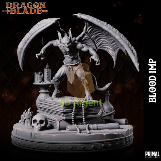 Blood Imp B – Dragonblade – Primal Collectibles Resin Miniature - Toys & Games:Wargames &