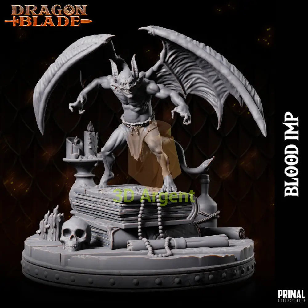 Blood Imp B – Dragonblade – Primal Collectibles Resin Miniature - Toys & Games:Wargames &