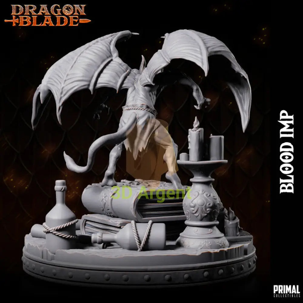 Blood Imp B – Dragonblade – Primal Collectibles Resin Miniature - Toys & Games:Wargames &