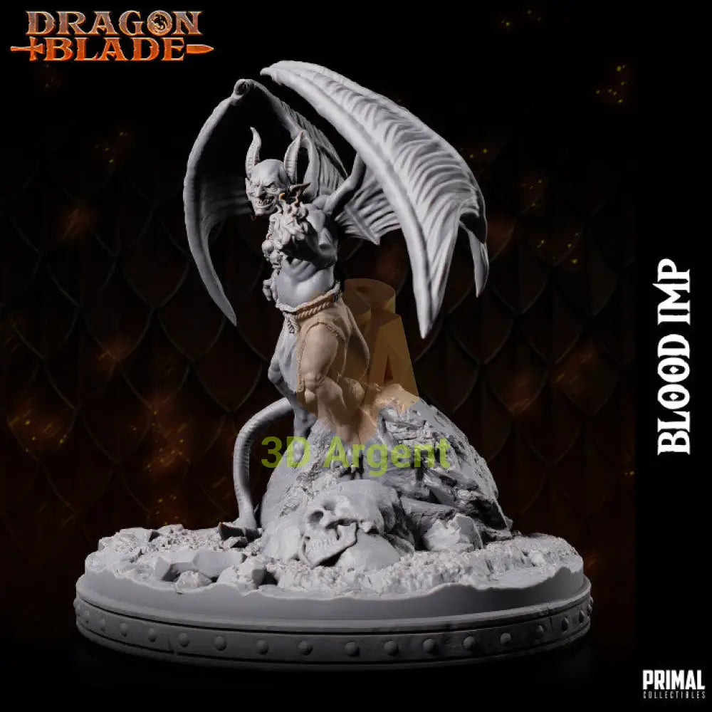 Blood Imp C – Dragonblade – Primal Collectibles Resin Miniature - Toys & Games:Wargames &