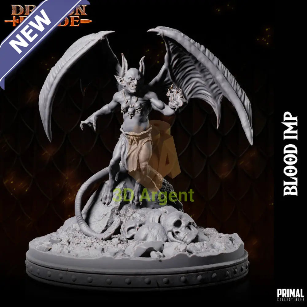 Blood Imp C – Dragonblade – Primal Collectibles Resin Miniature - Toys & Games:Wargames &