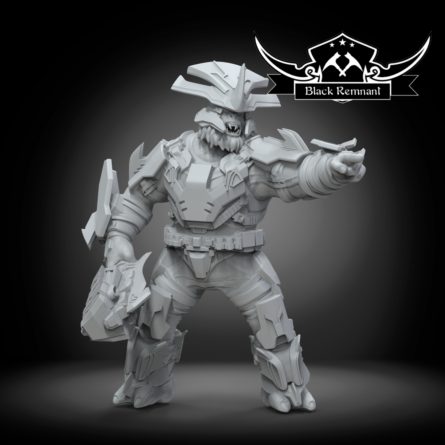 Bassus HALO -  Stargrave D&D 3D Printed Resin Miniatures