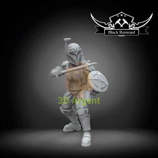 Bo Katan Kryze v1 - Star Wars Legion compatible 3D Printed Resin Miniatures Toys & Games:Wargames & Role-Playing:Star