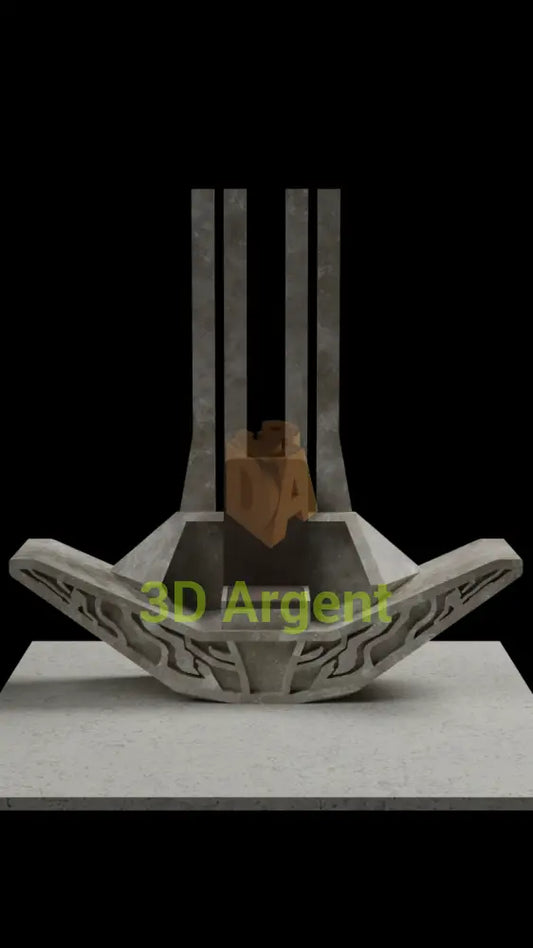 Bo Katan Throne Black Series 6’’ Vintage Collection 3.75’’ 3D Printed mandalorian 6’’ Collectables:Science Fiction