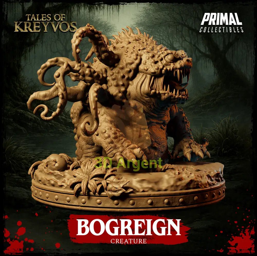 Bogreign Creature - Tales of Kreyvos - D&D Resin Miniature - Toys & Games:Wargames & Role-Playing:Role-Playing:Dungeons