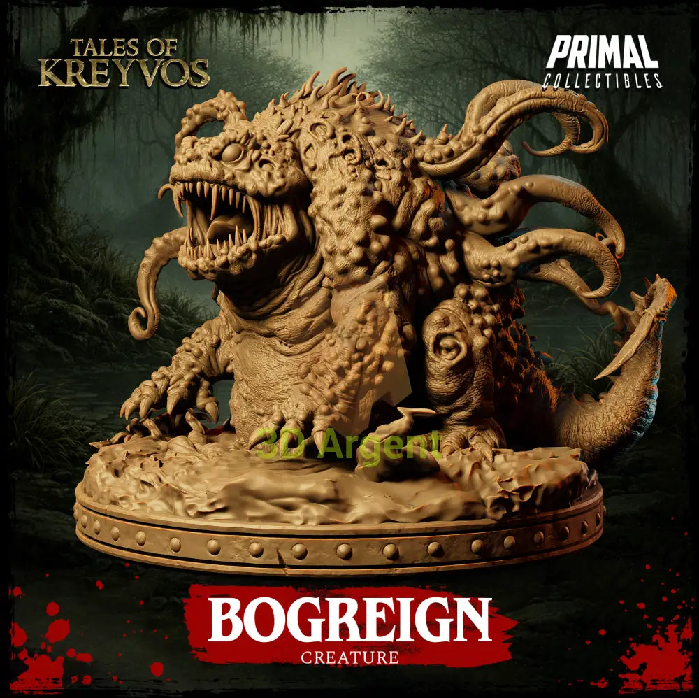 Bogreign Creature - Tales of Kreyvos - D&D Resin Miniature - Toys & Games:Wargames & Role-Playing:Role-Playing:Dungeons