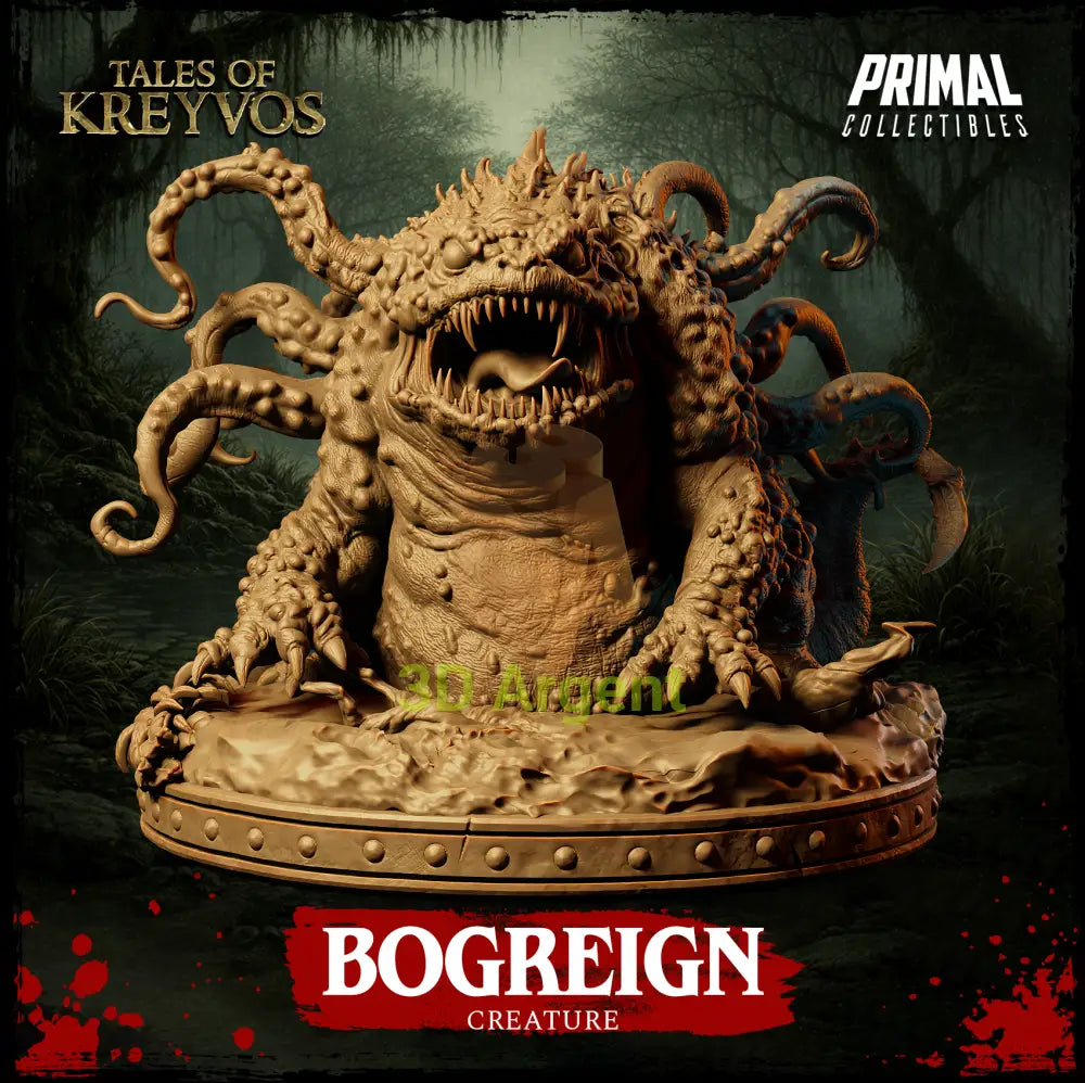 Bogreign Creature - Tales of Kreyvos - D&D Resin Miniature - Toys & Games:Wargames & Role-Playing:Role-Playing:Dungeons