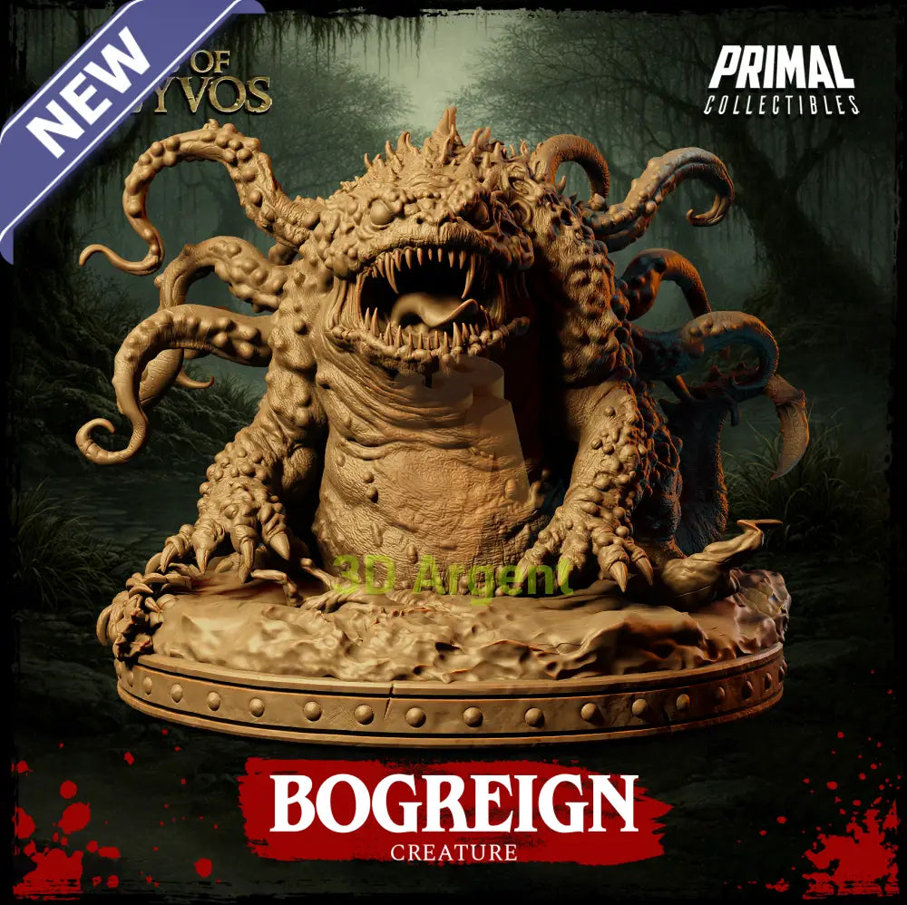 Bogreign Creature - Tales of Kreyvos - D&D Resin Miniature - Toys & Games:Wargames & Role-Playing:Role-Playing:Dungeons