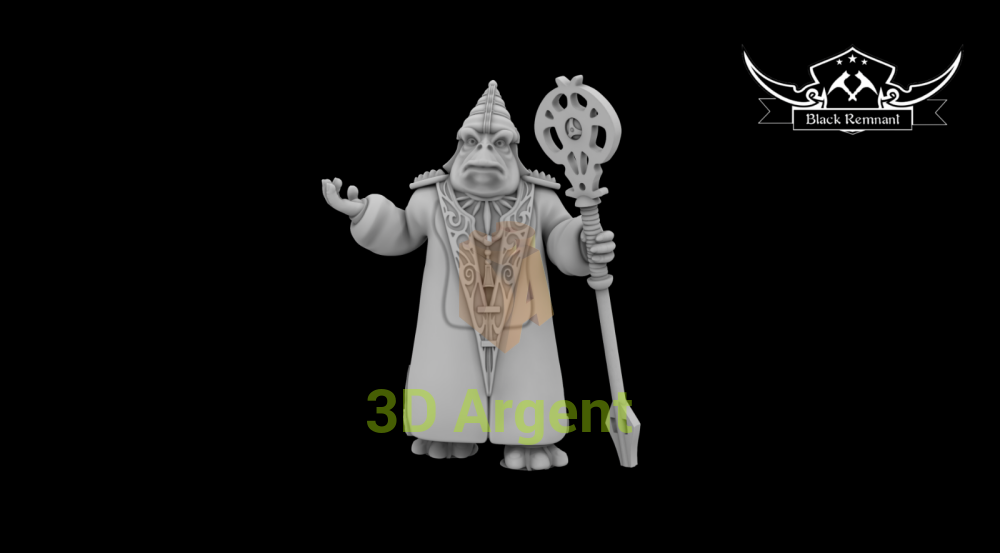 Boss Nass - Star Wars Legion compatible 3D Printed Resin Miniatures Toys & Games:Wargames & Role-Playing:Star Wars