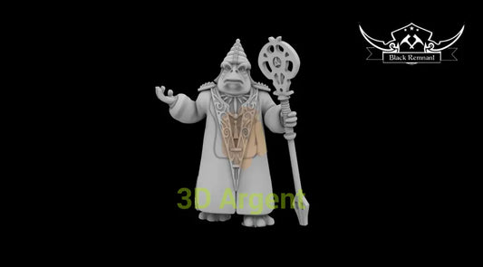 Boss Nass - Star Wars Legion compatible 3D Printed Resin Miniatures Toys & Games:Wargames & Role-Playing:Star Wars