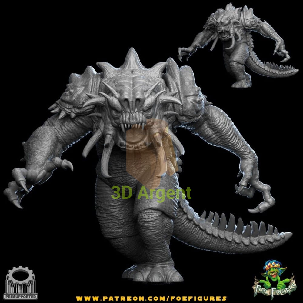 Bull Rancor v1 - Star Wars Legion compatible 3D Printed Resin Miniatures Foe Toys & Games:Wargames & Role-Playing:Star