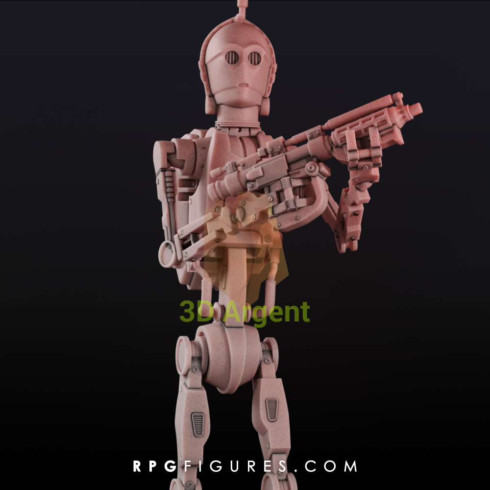 C-3PO Battle Droid | Star Wars Legion Scale | 3D Printed Resin Miniatures | RPG Figures Toys & Games:Wargames &
