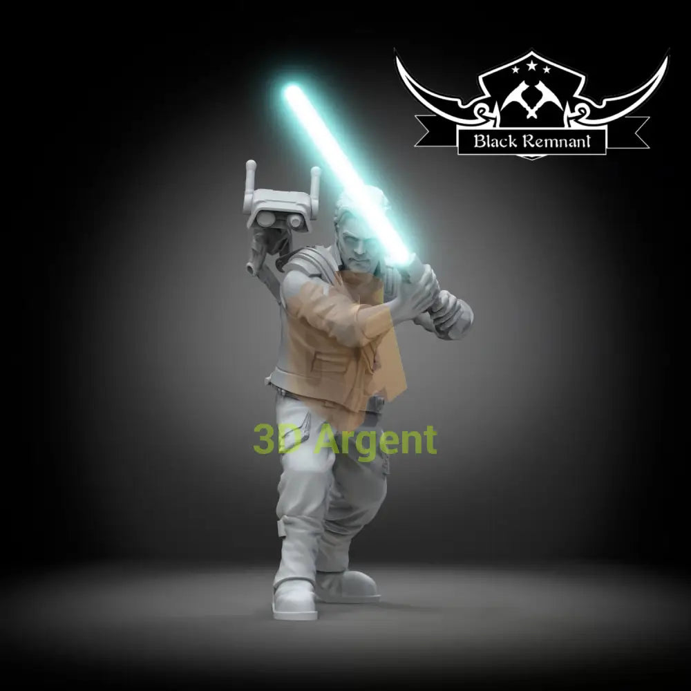 Cal Kestis – Star Wars Legion – Black Remnant 3D Printed Resin Miniature Toys & Games:Wargames & Role-Playing:Star Wars
