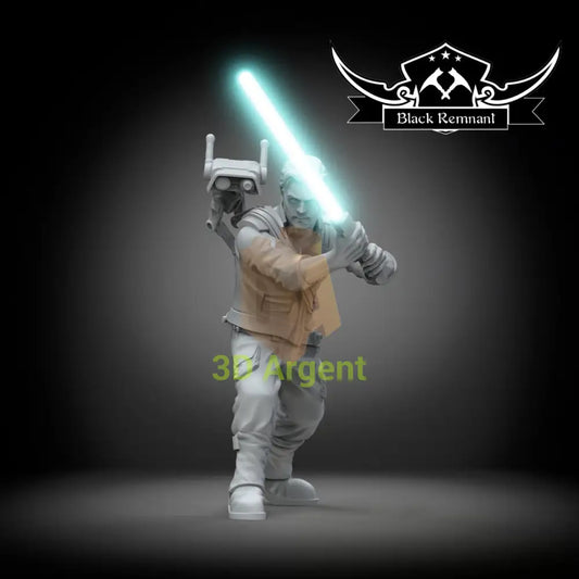 Cal Kestis – Star Wars Legion – Black Remnant 3D Printed Resin Miniature Toys & Games:Wargames & Role-Playing:Star Wars