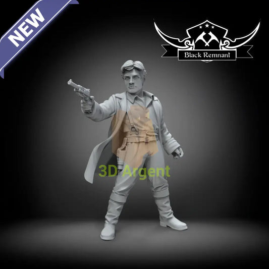 Captain Malcolm Reynolds Firefly 35mm Resin Miniature Stargrave Toys & Games:Wargames & Role-Playing:Star Wars