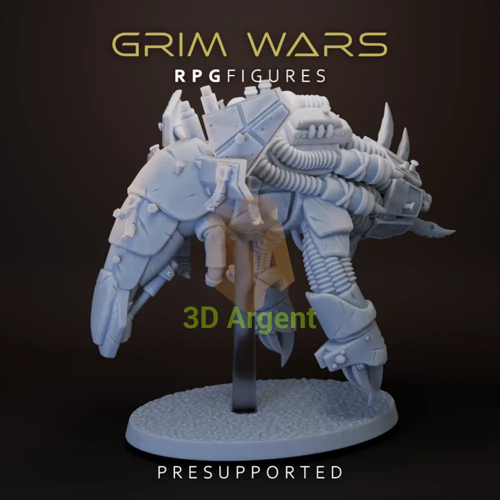 Carrion Crawler alternate view - Star Wars Legion Scale 3D Printed Resin Miniature