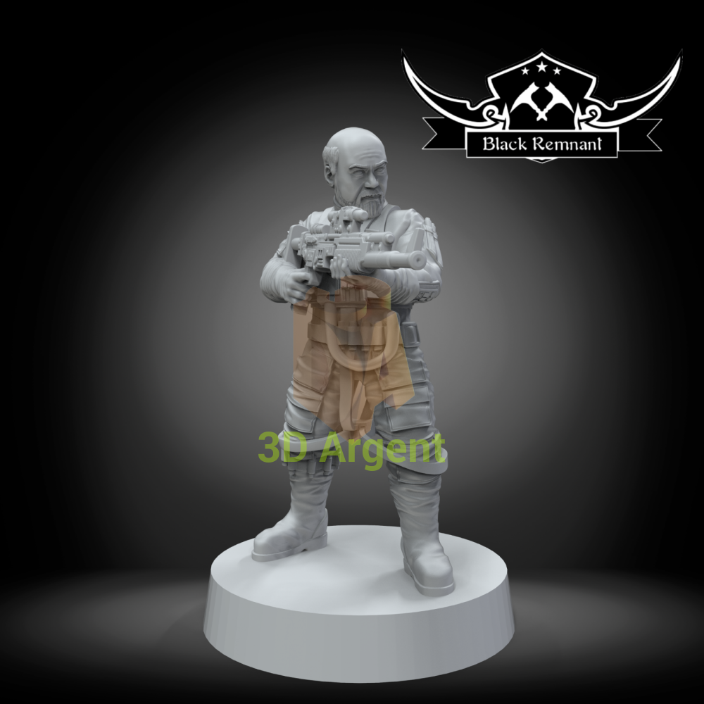Carson Teva - pilot - Star Wars Legion compatible 3D Printed Resin Miniatures Toys & Games:Wargames & Role-Playing:Star