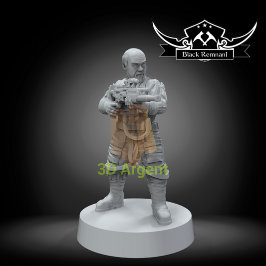 Carson Teva - pilot - Star Wars Legion compatible 3D Printed Resin Miniatures Toys & Games:Wargames & Role-Playing:Star