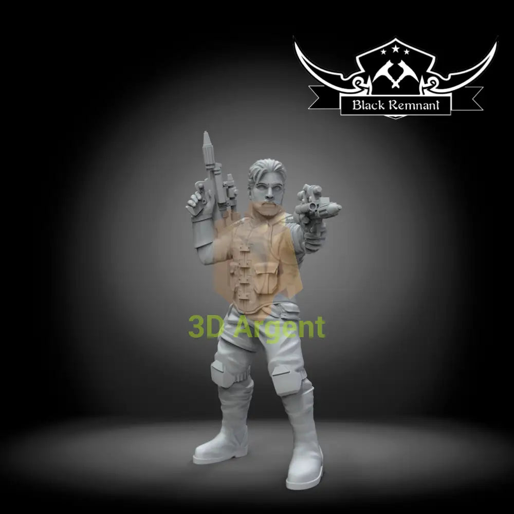 Carth Onasi - Star Wars Legion compatible 3D Printed Resin Miniatures Toys & Games:Wargames & Role-Playing:Star Wars