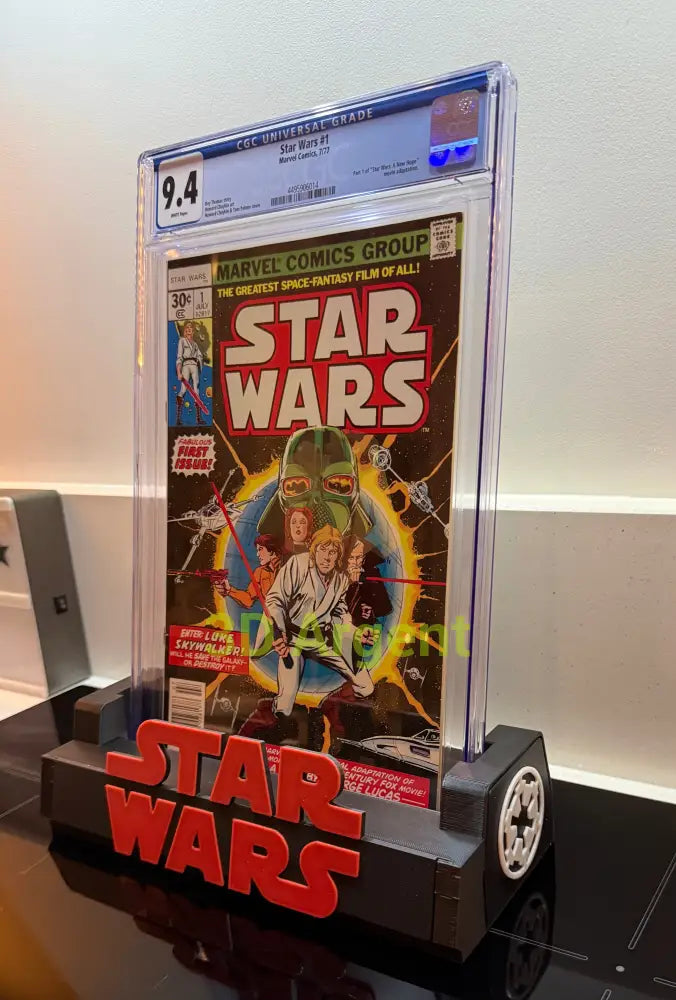 CGC Comic Display Stand Star Wars – 3D Printed Multi-Colour Holder for Slabbed Comics
