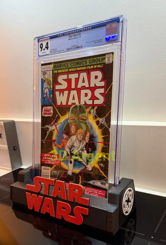 CGC Comic Display Stand Star Wars – 3D Printed Multi-Colour Holder for Slabbed Comics