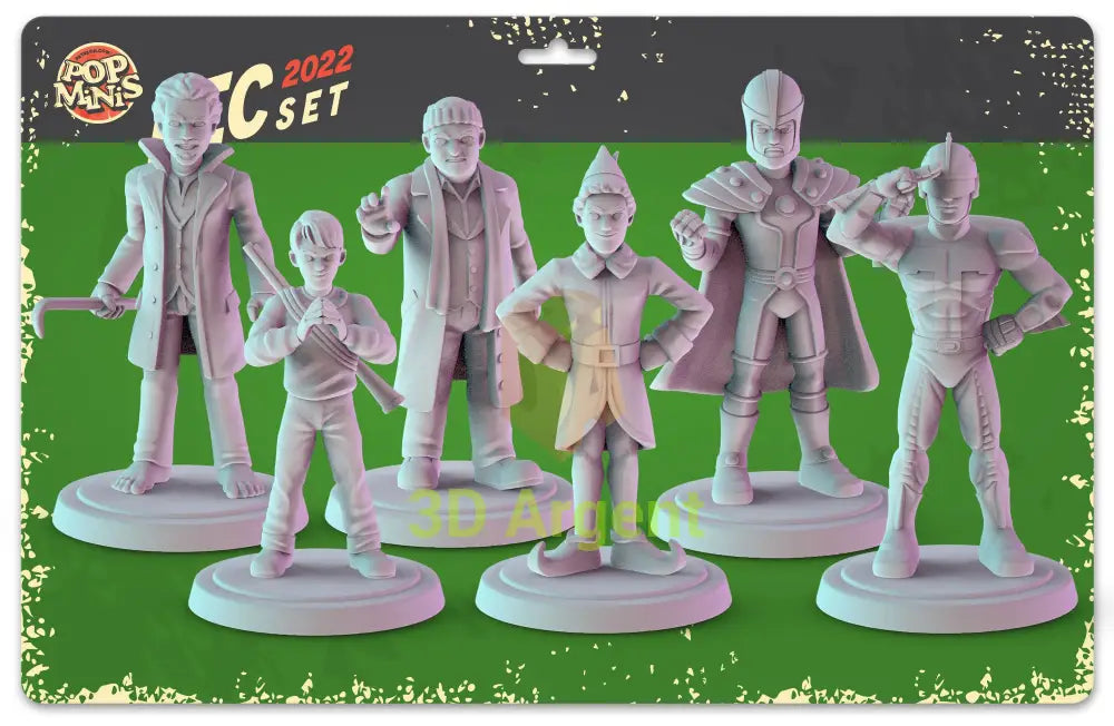 Christmas Movie Icons Figures compatible D&D DragonLance Miniatures Pop Minis - All Figures - Toys & Games:Wargames &