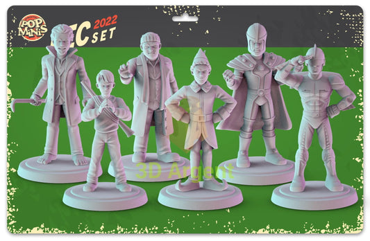 Christmas Movie Icons Figures compatible D&D DragonLance Miniatures Pop Minis - All Figures - Toys & Games:Wargames &