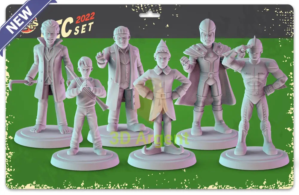 Christmas Movie Icons Figures compatible D&D DragonLance Miniatures Pop Minis - All Figures - Toys & Games:Wargames &