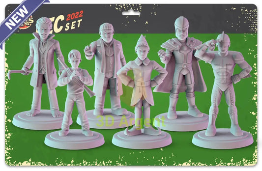 Christmas Movie Icons Figures compatible D&D DragonLance Miniatures Pop Minis - All Figures - Toys & Games:Wargames &