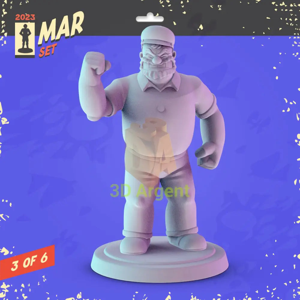 Classic Cartoons Figures compatible D&D DragonLance Miniatures Pop Minis - 3 Bluto - Toys & Games:Wargames &