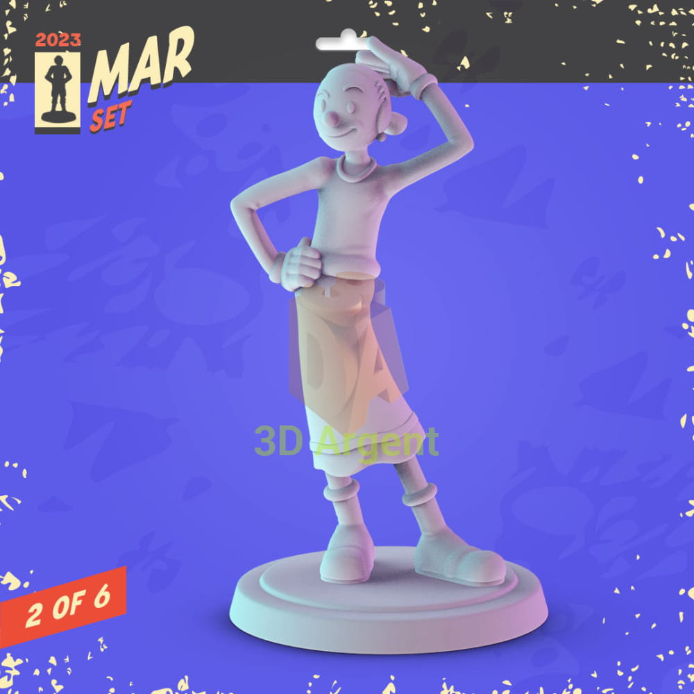 Classic Cartoons Figures compatible D&D DragonLance Miniatures Pop Minis - 5 Olive Oyl - Toys & Games:Wargames &