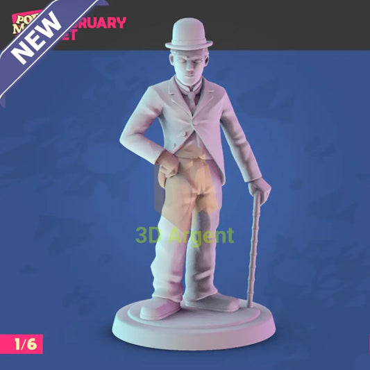 Classic Hollywood Icons Figures compatible D&D DragonLance Miniatures Pop Minis - 1 Charlie Chaplin - Toys &