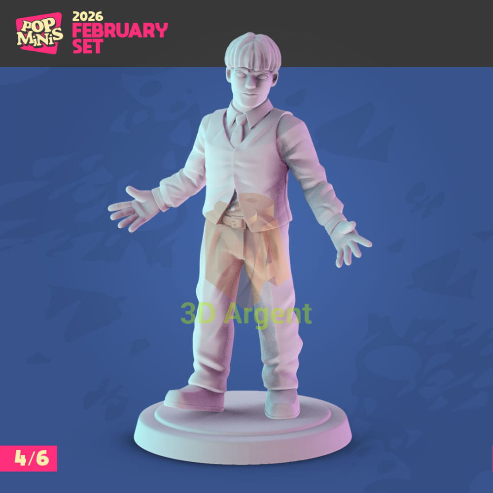 Classic Hollywood Icons Figures compatible D&D DragonLance Miniatures Pop Minis - 6 Moe Howard - Toys & Games:Wargames