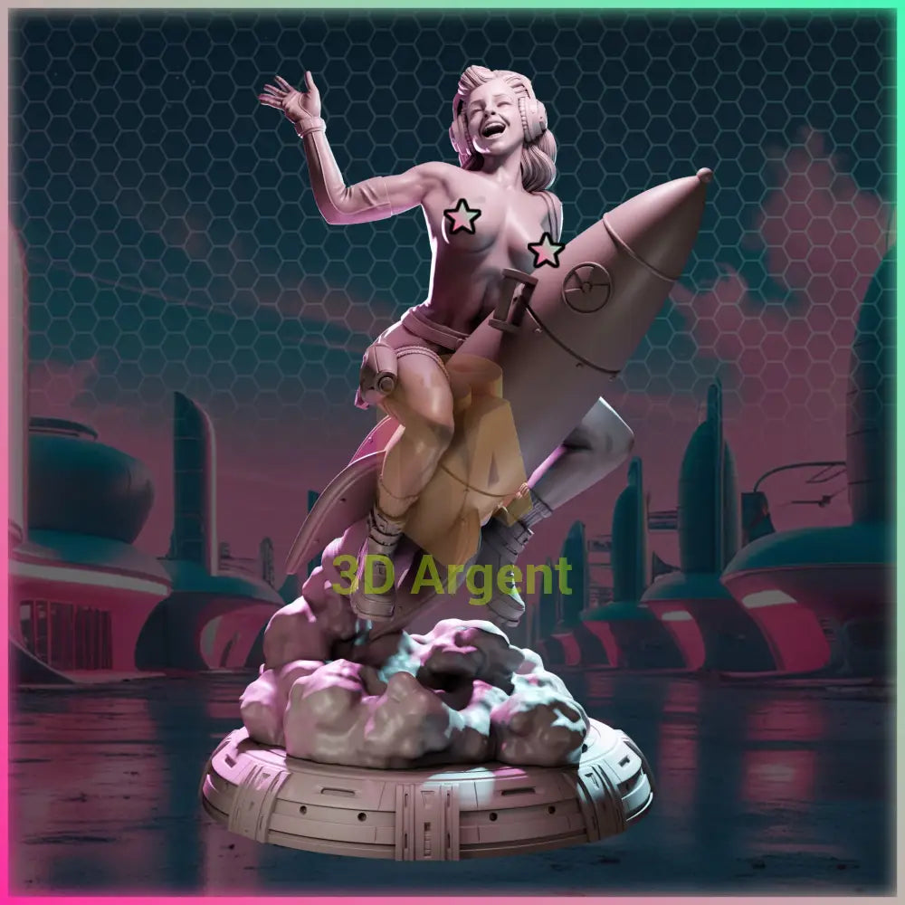 Cleo Drift – Ladies of Nuke City – Gilmorestudio 3D Printed Resin Miniature 32mm NSFW