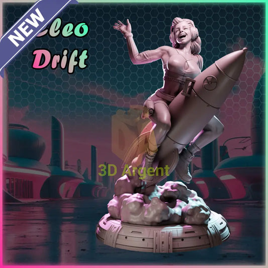 Cleo Drift – Ladies of Nuke City – Gilmorestudio 3D Printed Resin Miniature 32mm SFW