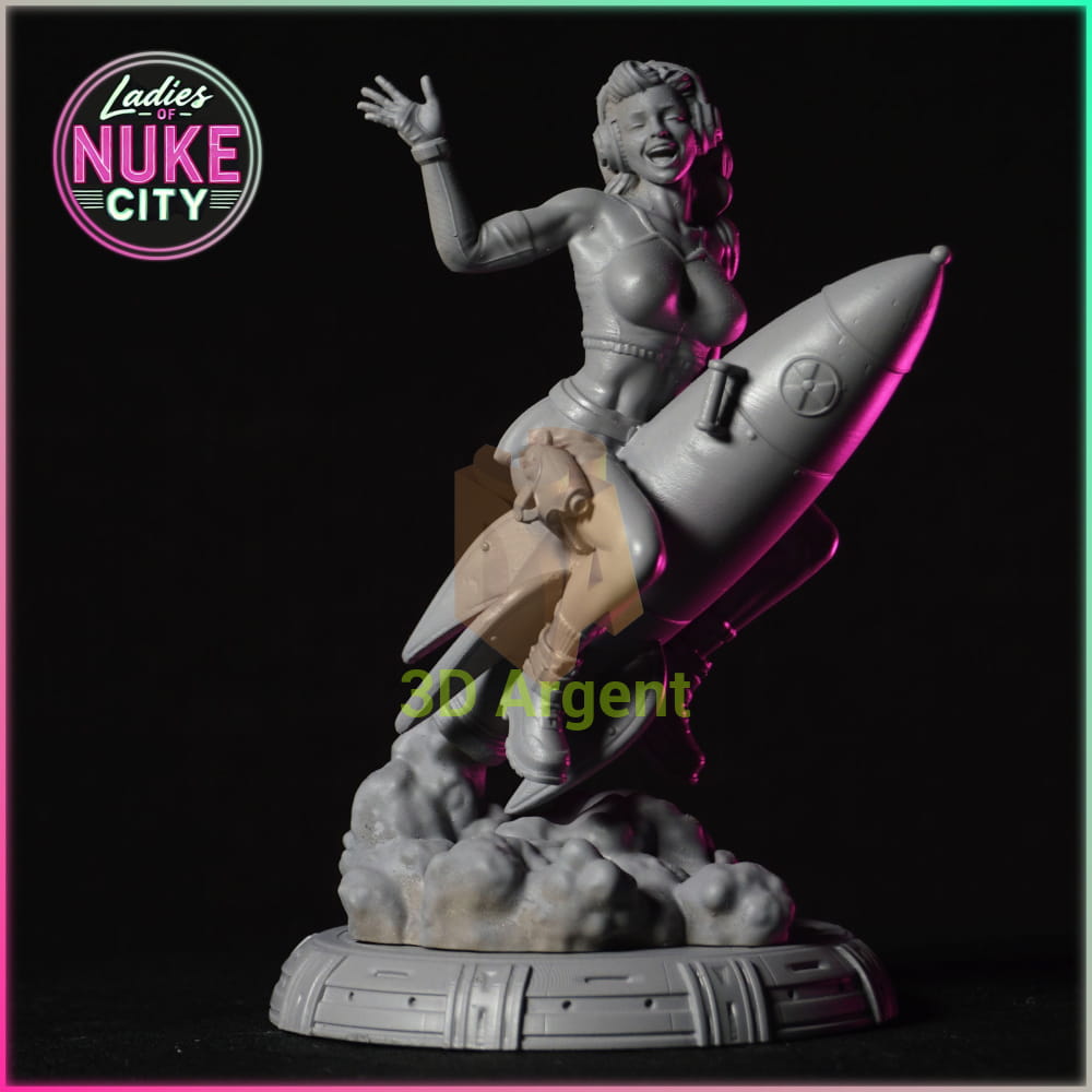 Cleo Drift – Ladies of Nuke City – Gilmorestudio 3D Printed Resin Miniature