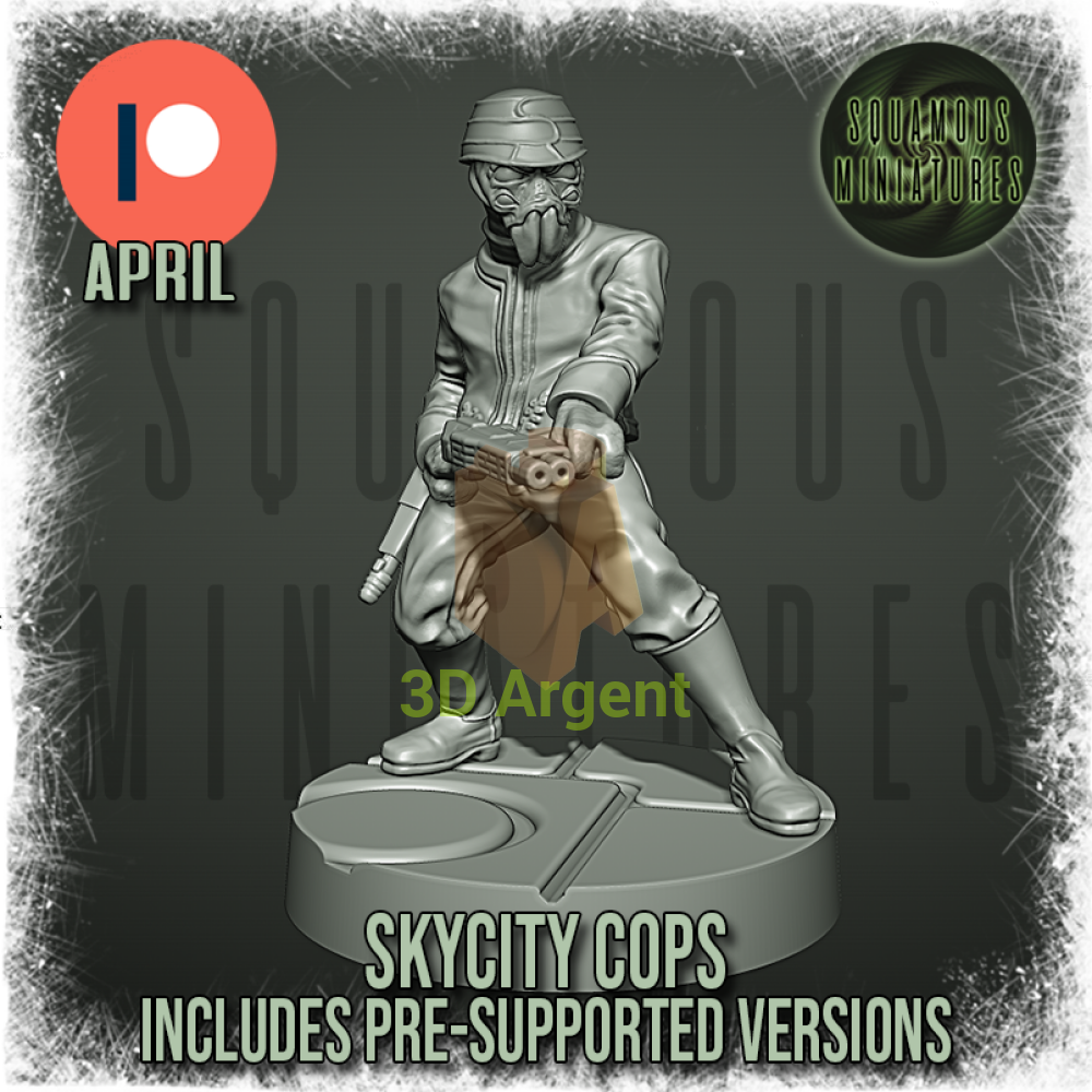 Skycity Cops | Squamous - Toys & Games:Wargames & Role-Playing:Star Wars