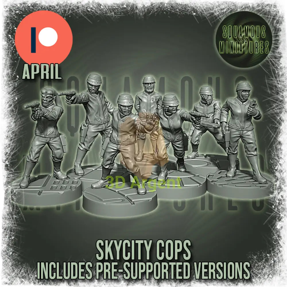 Skycity Cops | Squamous - Toys & Games:Wargames & Role-Playing:Star Wars