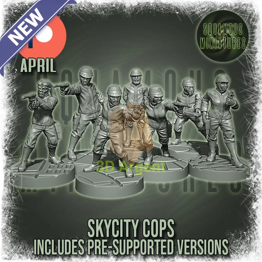 Skycity Cops | Squamous - Toys & Games:Wargames & Role-Playing:Star Wars