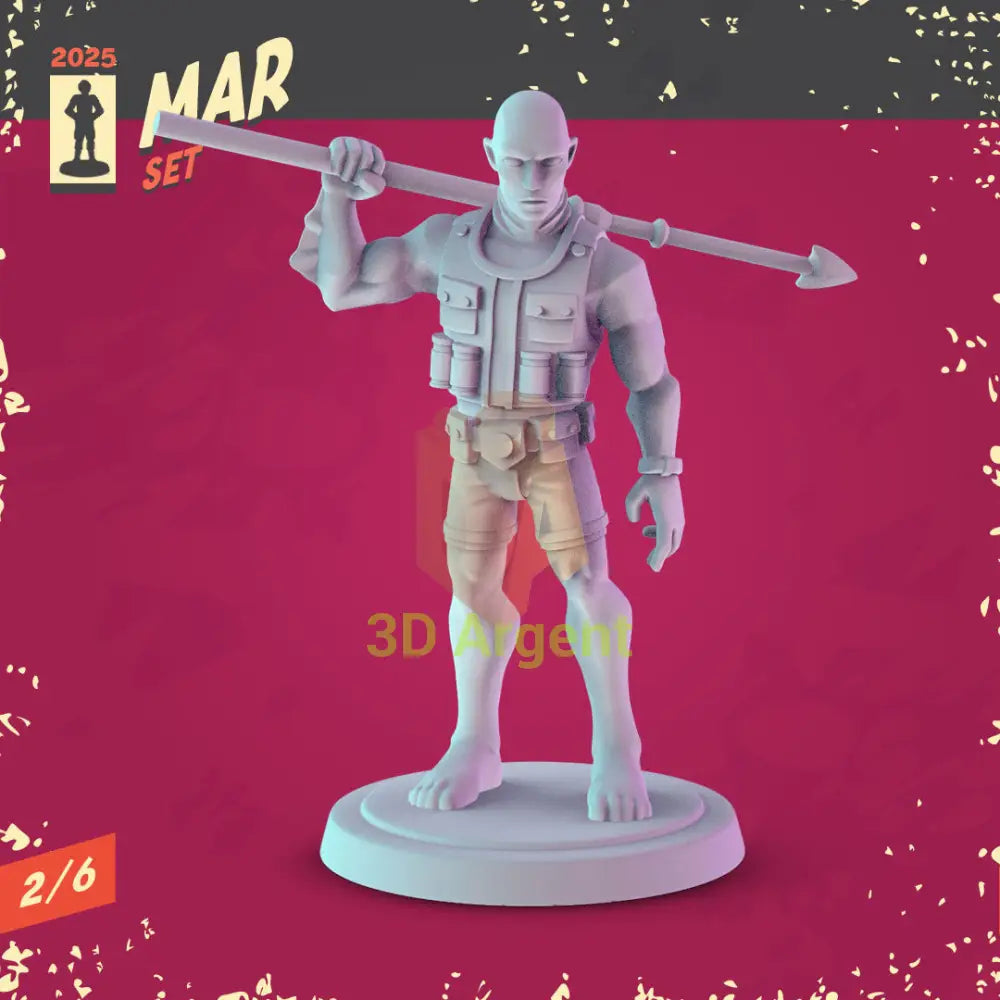 Comic Book Icons Figures compatible D&D DragonLance Miniatures Pop Minis - 5 Abe Sapien - Toys & Games:Wargames &