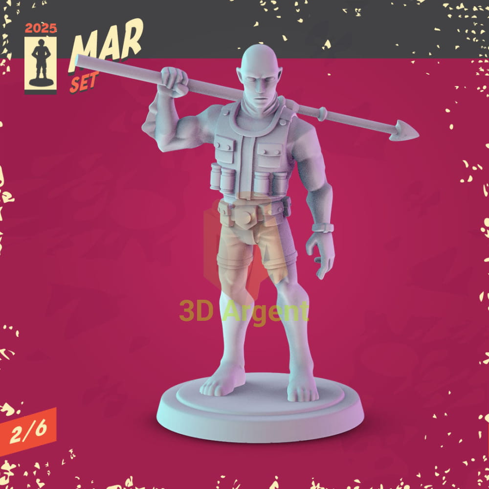 Comic Book Icons Figures compatible D&D DragonLance Miniatures Pop Minis - 5 Abe Sapien - Toys & Games:Wargames &