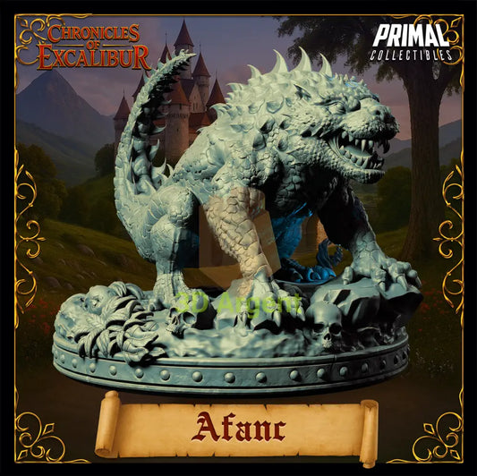 Creature - Afanc - Fantasy compatible D&D DragonLance Miniatures Primal