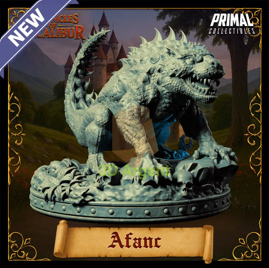 Creature - Afanc - Fantasy compatible D&D DragonLance Miniatures Primal