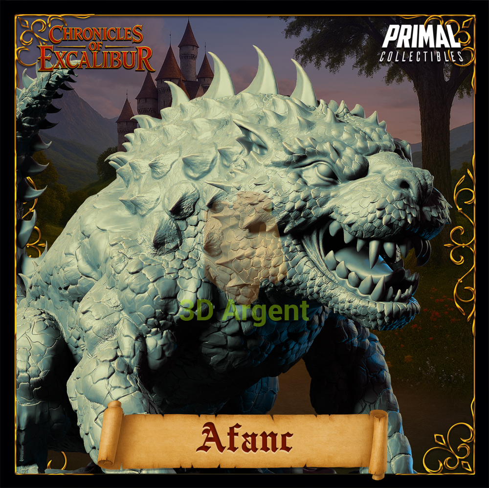 Creature - Afanc - Fantasy compatible D&D DragonLance Miniatures Primal